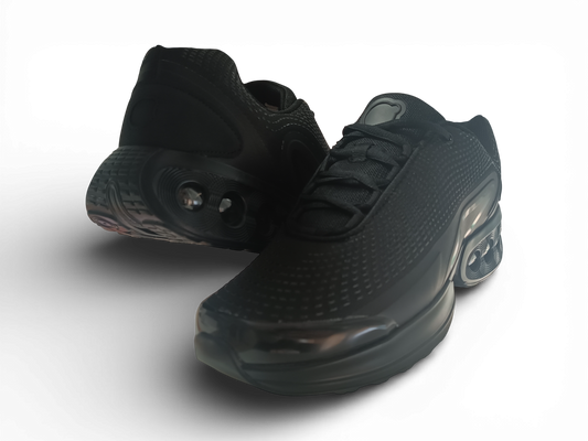 Zapatillas negras con camara de aire