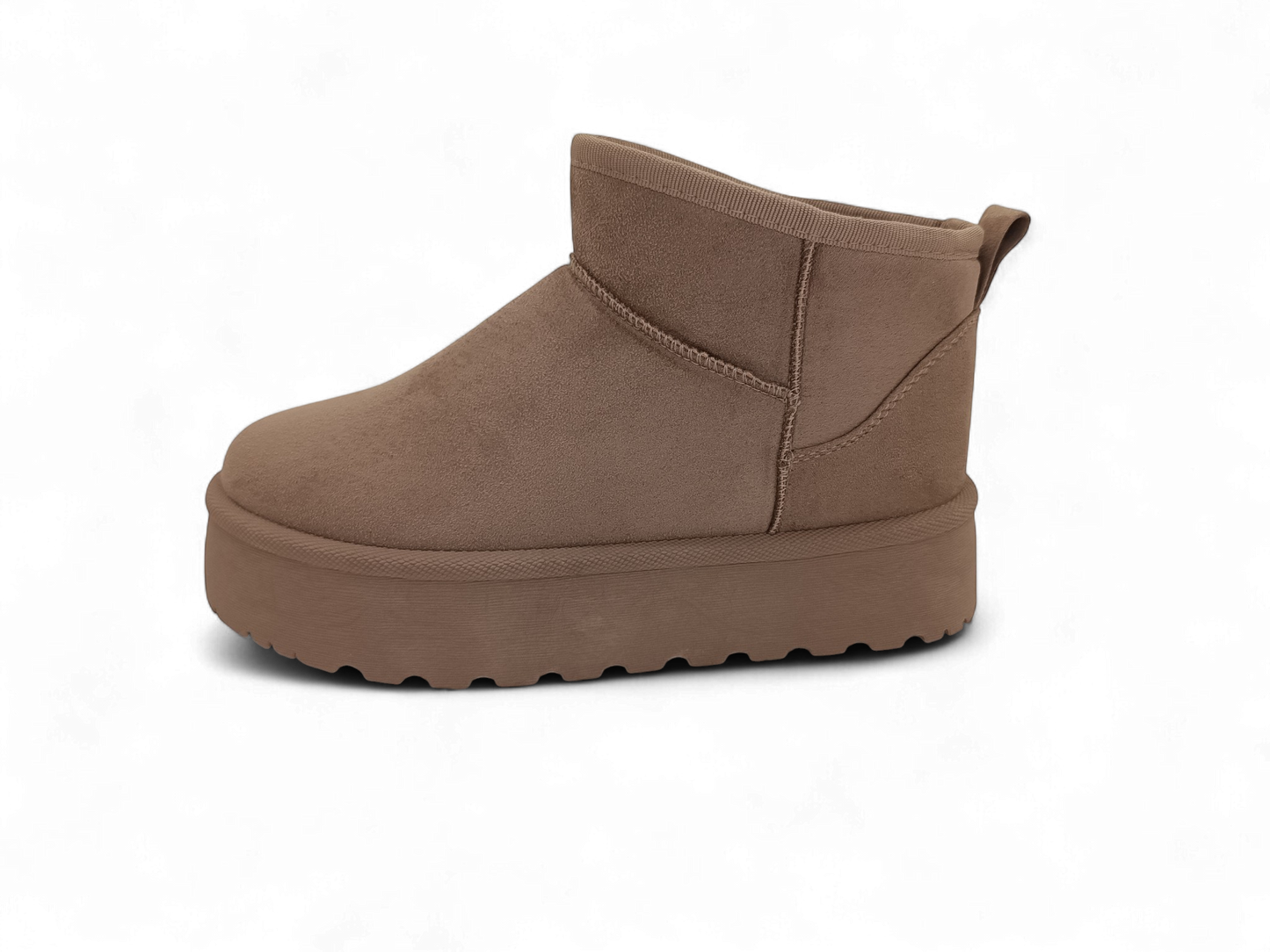 Botín beige con forro interior