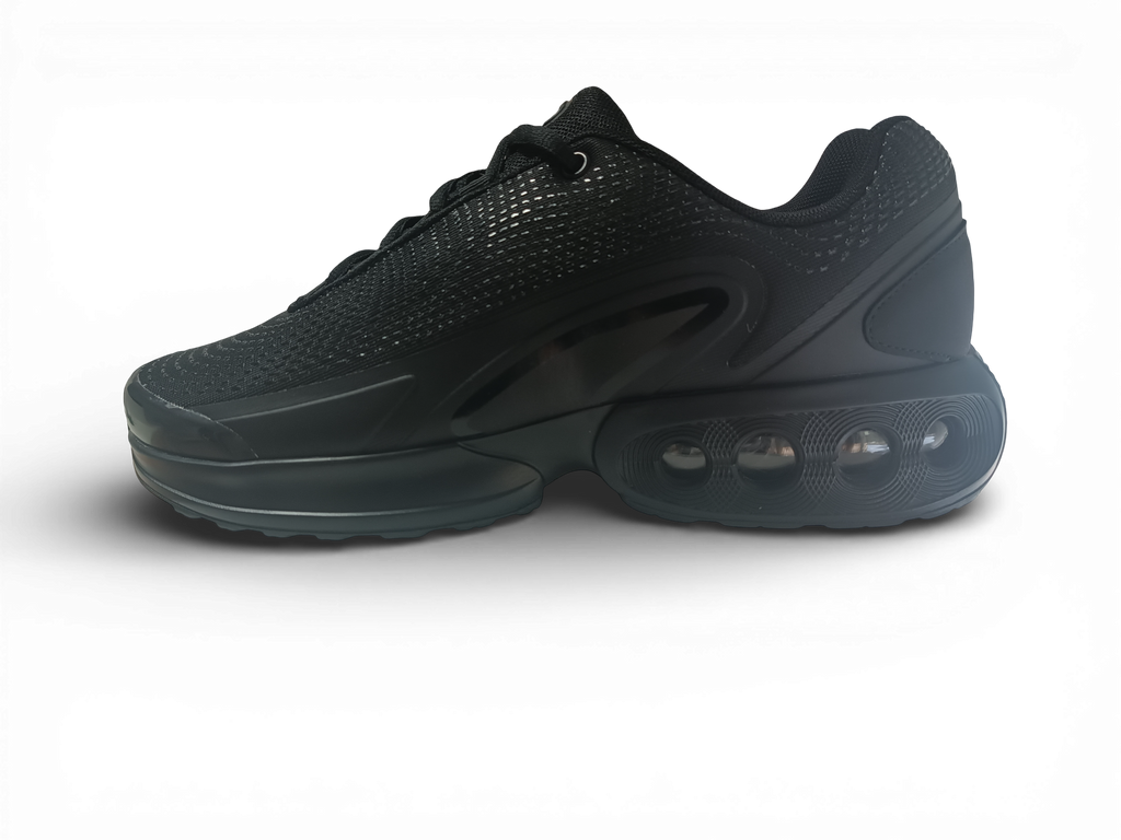 Zapatillas negras con camara de aire