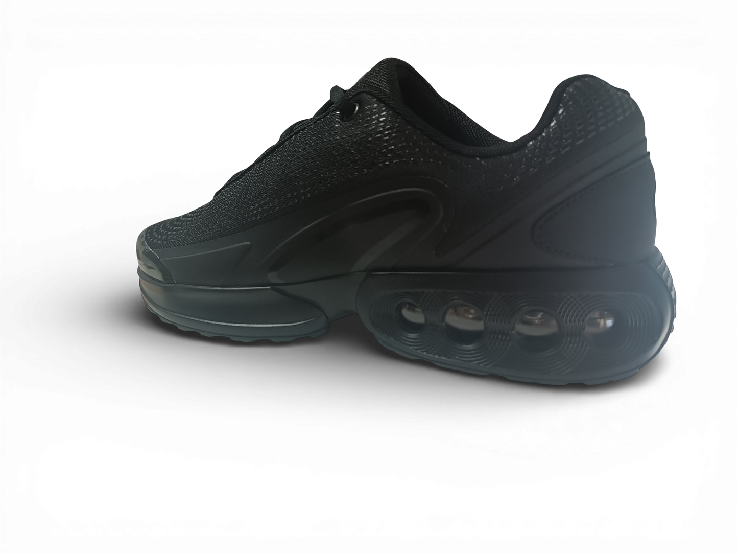 Zapatillas negras con camara de aire