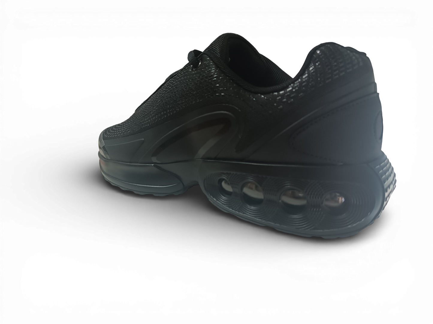 Zapatillas negras con camara de aire