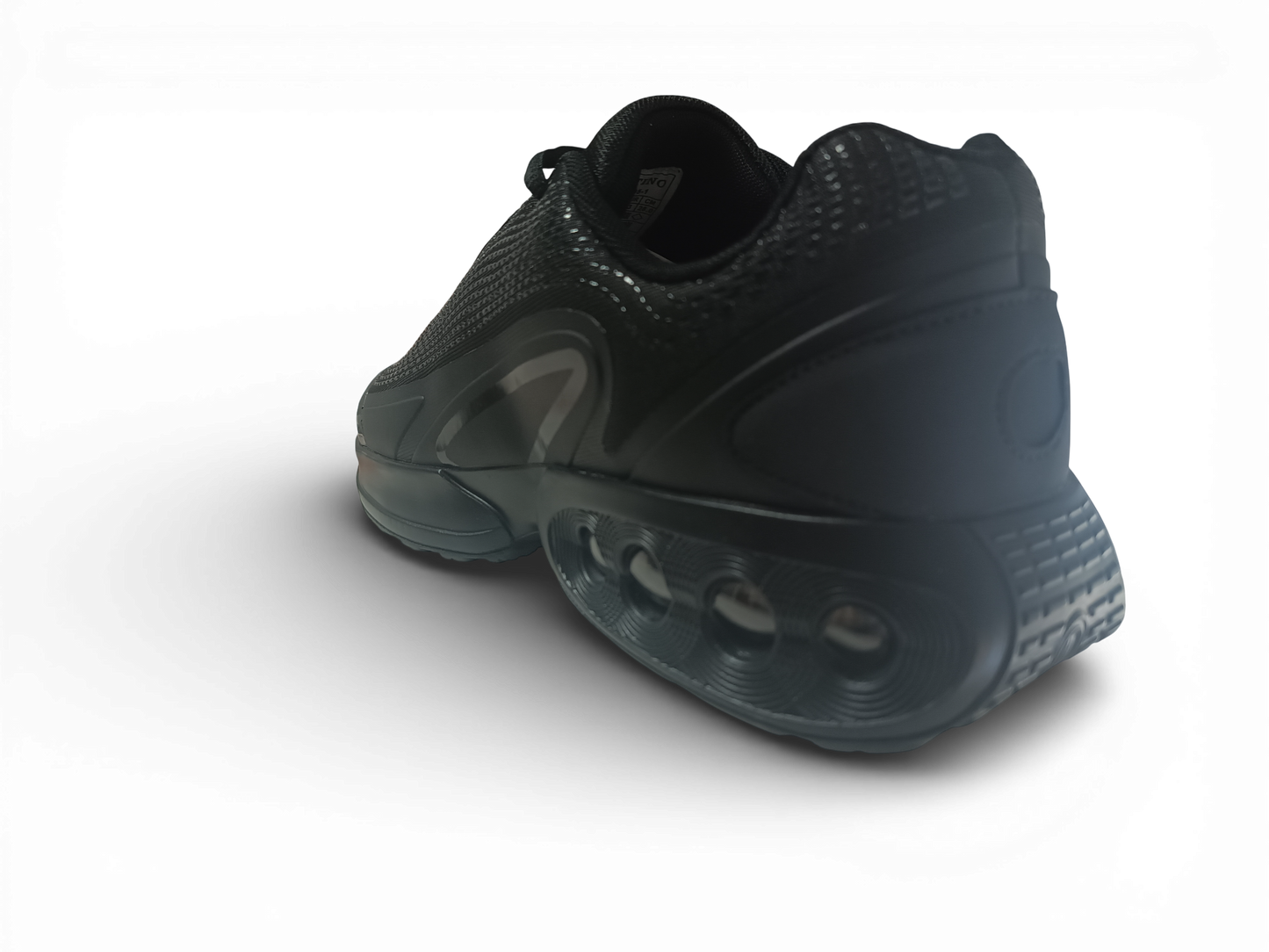 Zapatillas negras con camara de aire