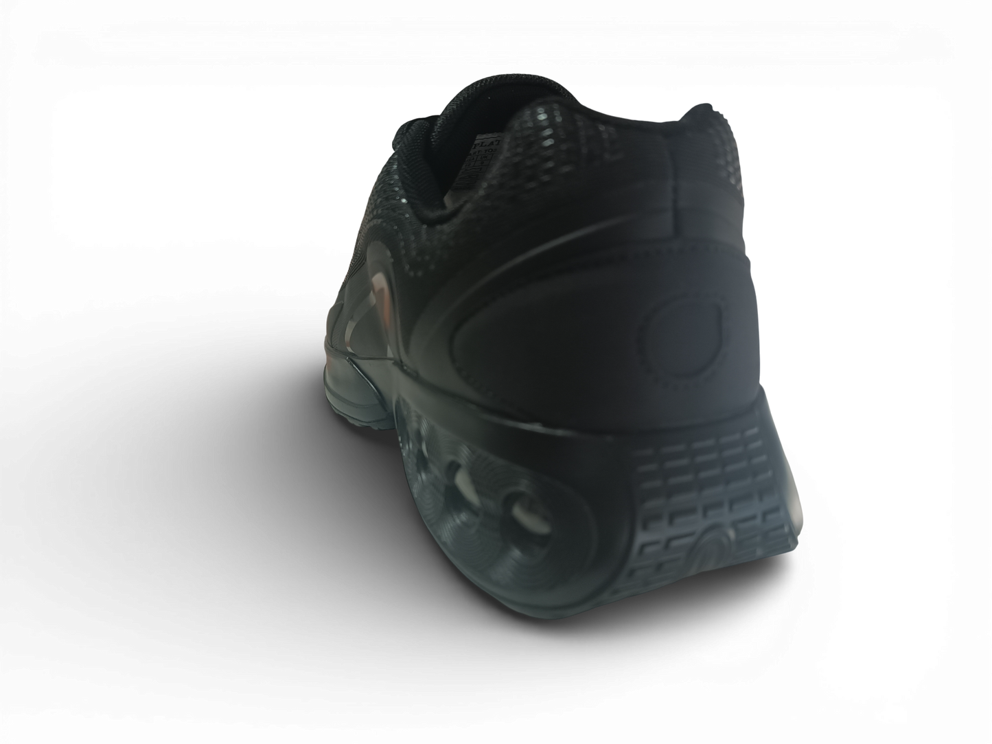 Zapatillas negras con camara de aire
