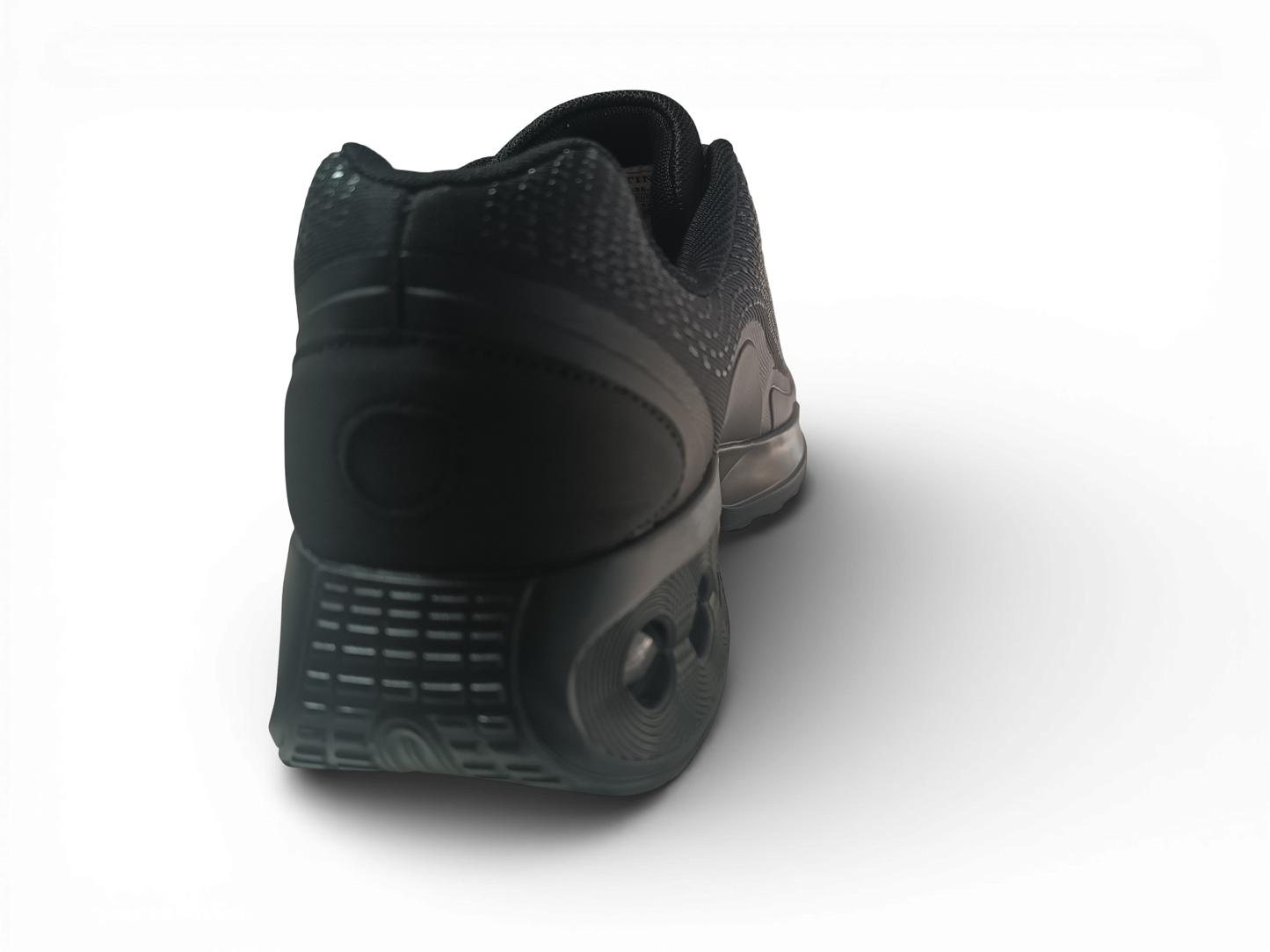 Zapatillas negras con camara de aire