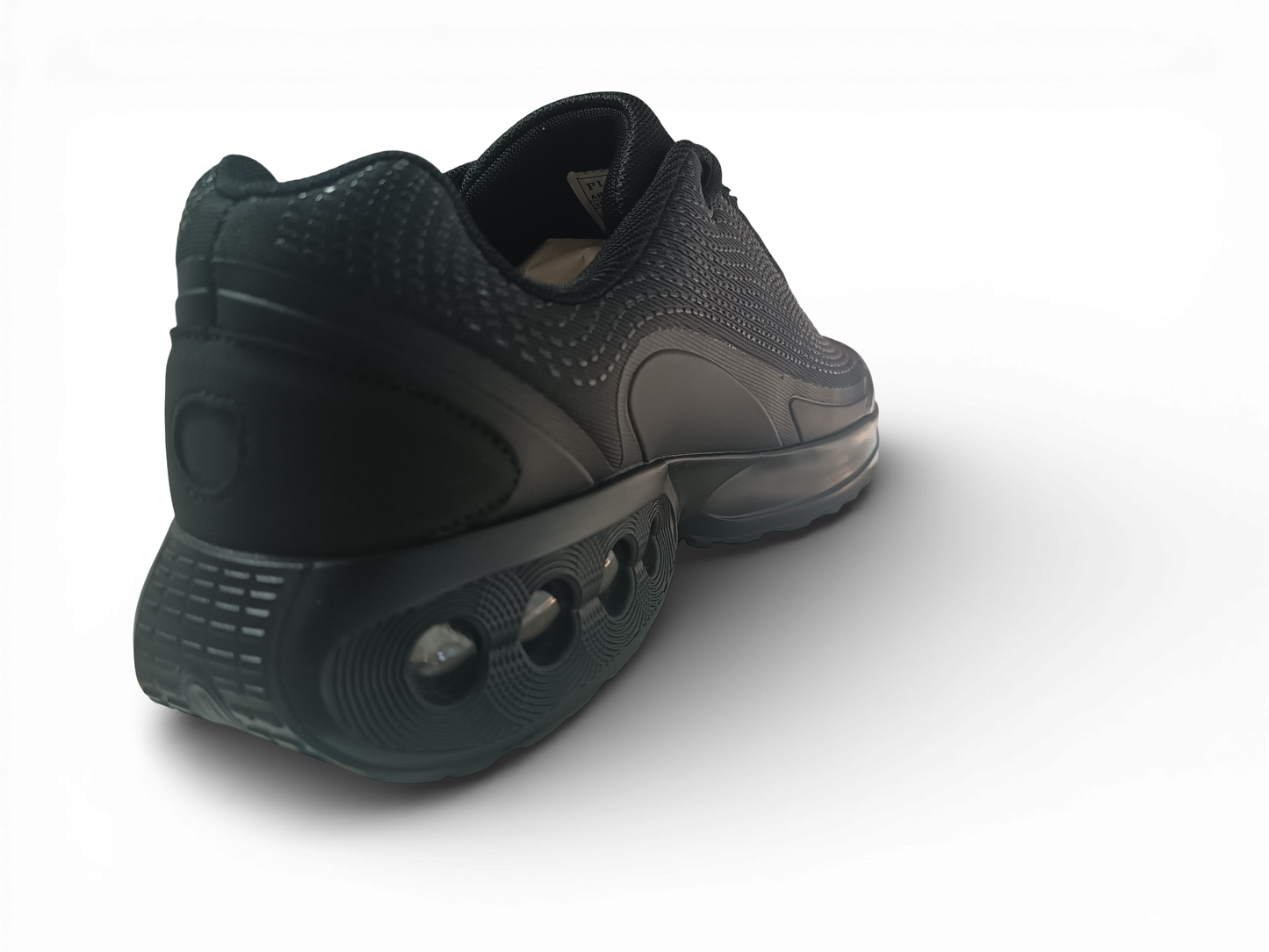 Zapatillas negras con camara de aire