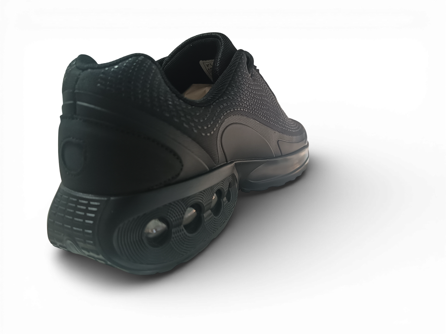 Zapatillas negras con camara de aire