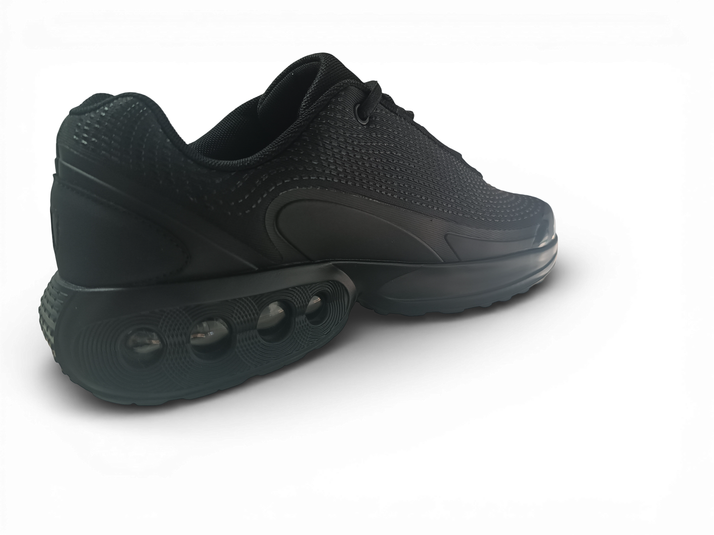 Zapatillas negras con camara de aire