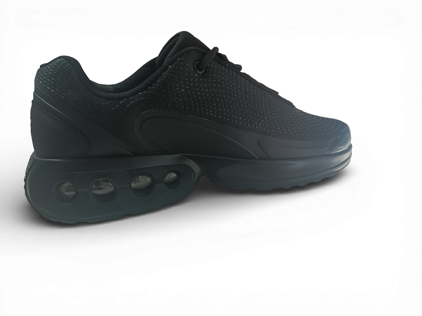 Zapatillas negras con camara de aire