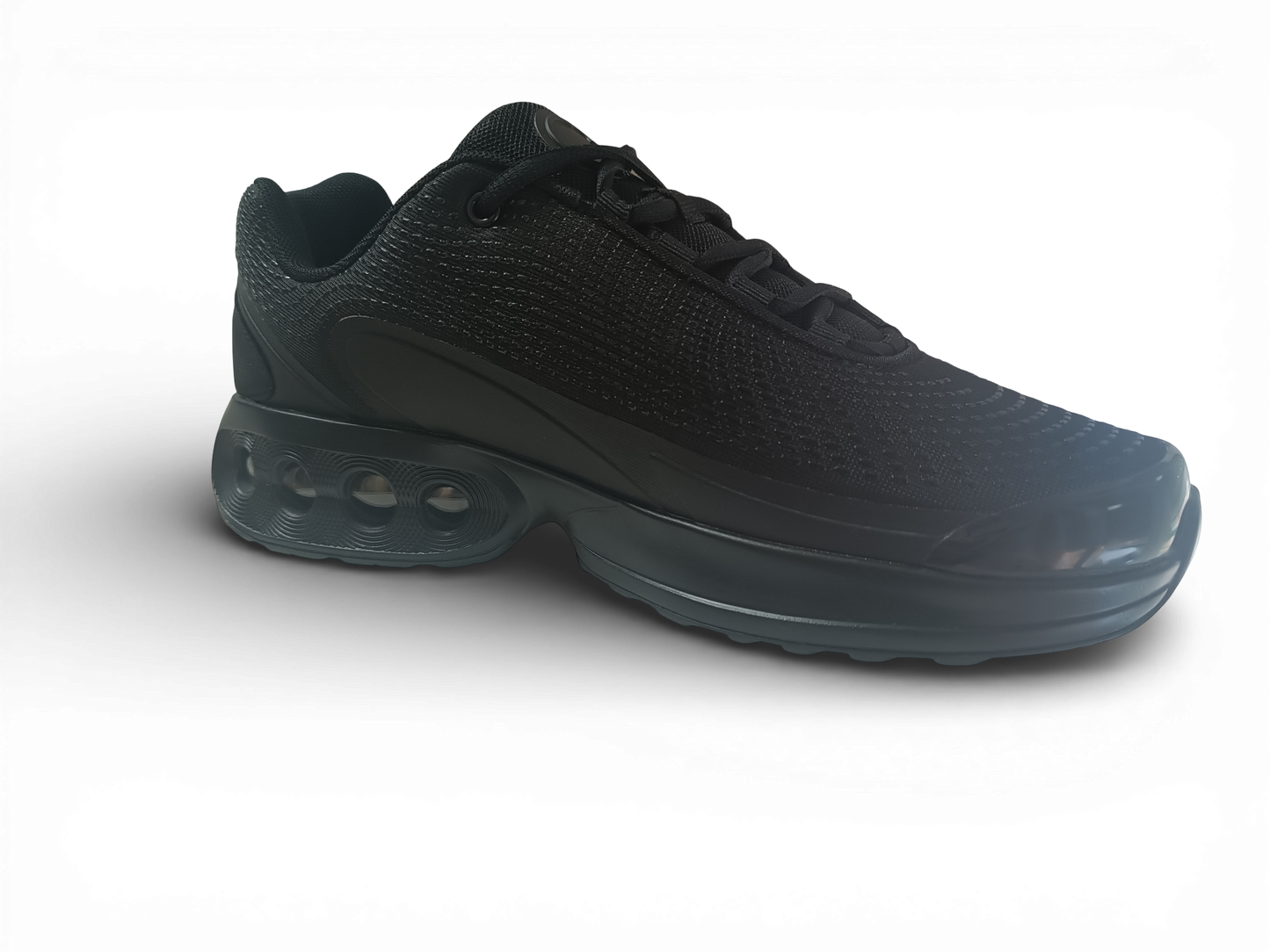 Zapatillas negras con camara de aire