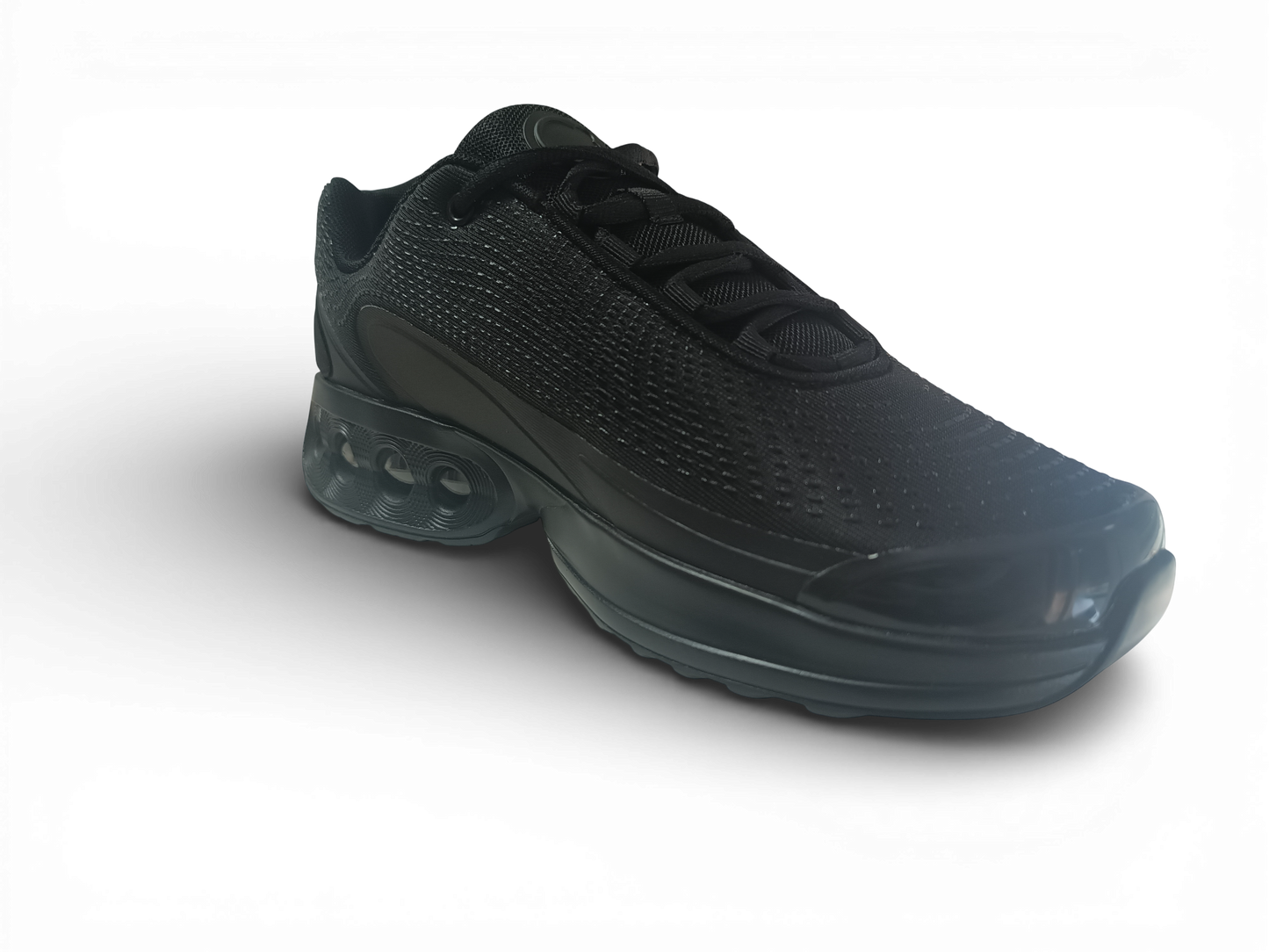 Zapatillas negras con camara de aire