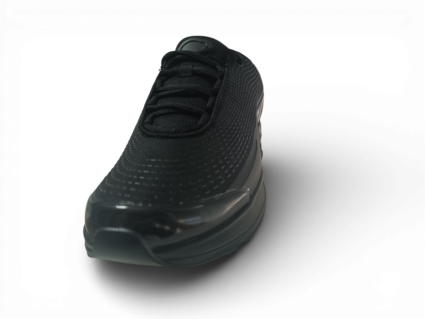 Zapatillas negras con camara de aire