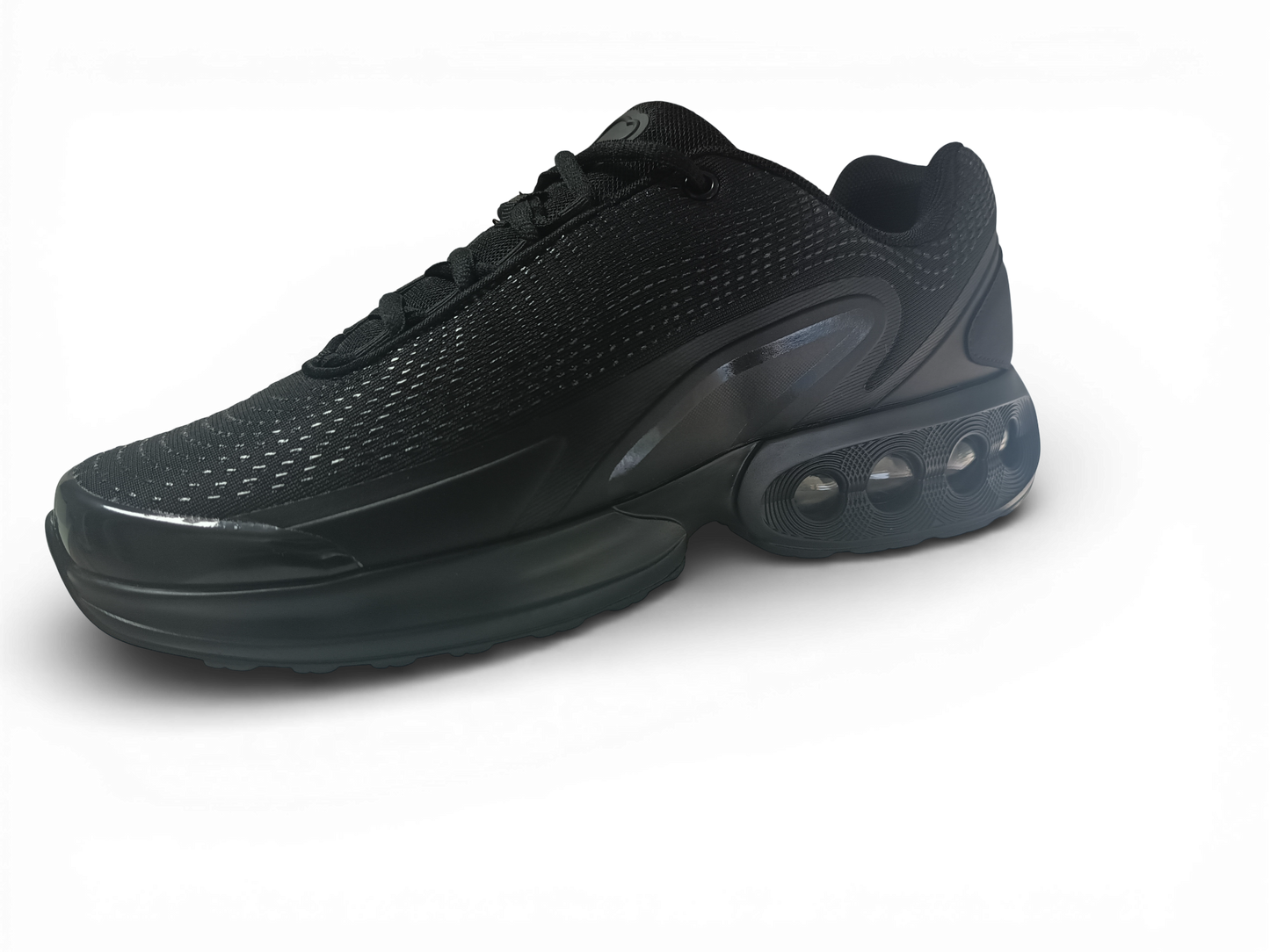 Zapatillas negras con camara de aire