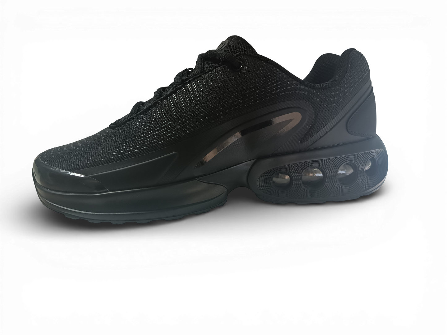 Zapatillas negras con camara de aire