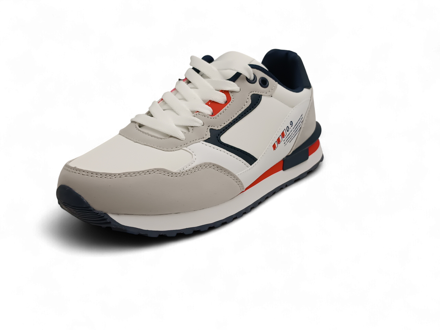 Zapatillas deportivas en blanco y beis