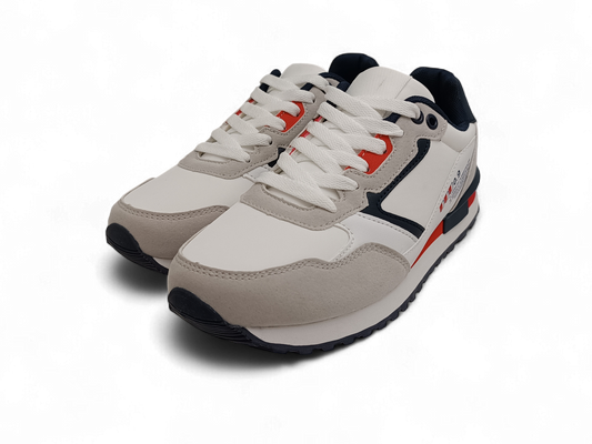 Zapatillas deportivas en blanco y beis