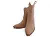 Botín cowboy beige